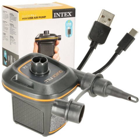 Pompka elektryczna do materaca basenu mini kompresor INTEX 66635 Pompka elektryczna do materaca basenu mini kompresor INTEX 66635