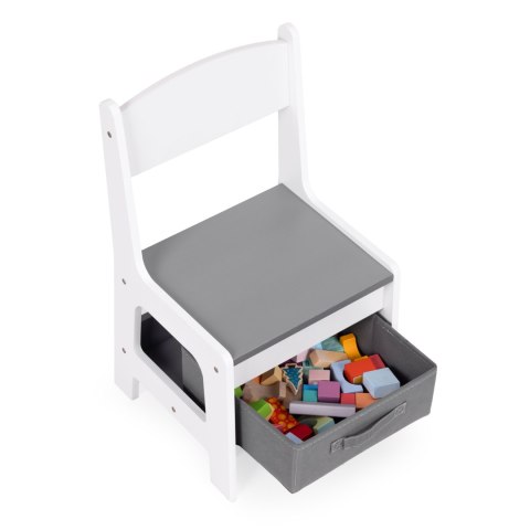 Zestaw mebli dla dzieci stolik + 2 krzesła tablica kredowa ECOTOYS Zestaw mebli dla dzieci stolik + 2 krzesła tablica kredowa ECOTOYS