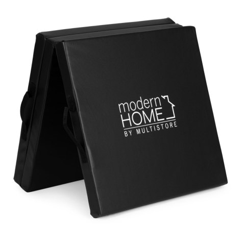 Materac gimnastyczny czarny do ćwiczeń fitness 182x60 cm