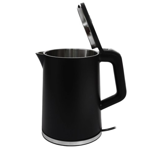 Czajnik elektryczny bezprzewodowy turystyczny 1500 W 1.2 l obrotowy czarny