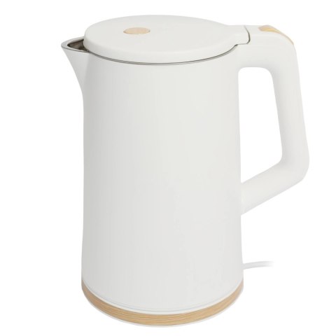 Czajnik elektryczny bezprzewodowy turystyczny 1500 W 1.7 l obrotowy biały