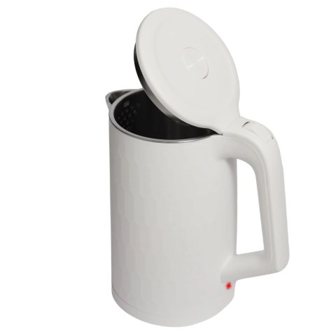 Czajnik elektryczny bezprzewodowy turystyczny 1500 W 1.8 l obrotowy biały