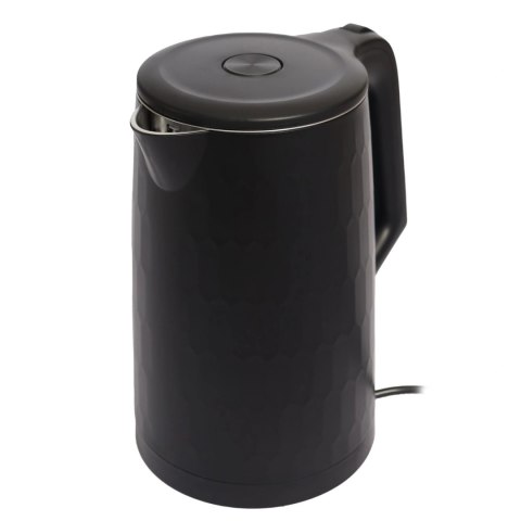 Czajnik elektryczny bezprzewodowy turystyczny 1500 W 1.8 l obrotowy czarny