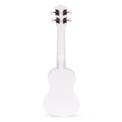 Gitara ukulele dla dzieci drewniana 4 struny nylonowe kostka do gry ECOTOYS
