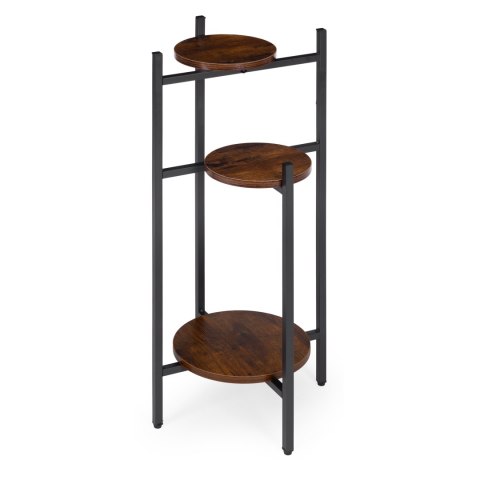 Kwietnik stojący stojak na kwiaty ozdoby 3 poziomy loft ModernHome