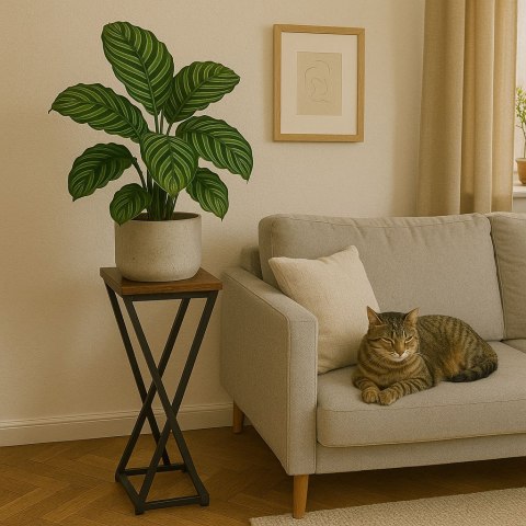 Kwietnik stojący stojak na kwiaty ozdoby geometryczny loft ModernHome