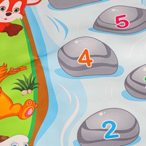 Mata edukacyjna dla dziecka interaktywna muzyczna grająca zwierzątka