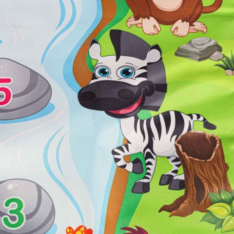 Mata edukacyjna dla dziecka interaktywna muzyczna grająca zwierzątka