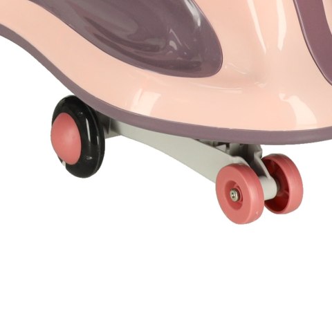 Jeździk grawitacyjny LED Swing FIX S2 skuter z rączką fioletowy max 100kg