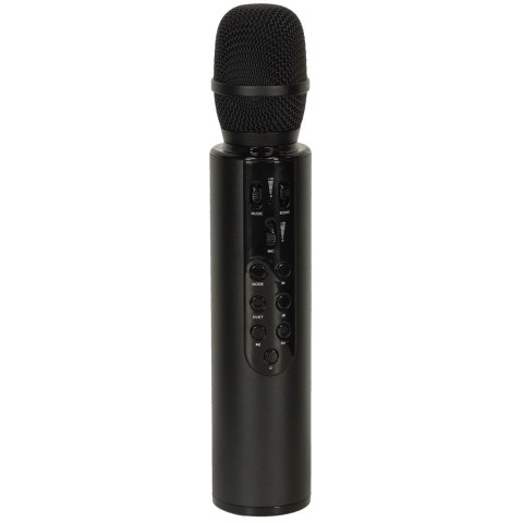 Mikrofon bezprzewodowy karaoke dla dzieci głośnik Bluetooth 2000mAh karta SD USB wysoka jakość czarny
