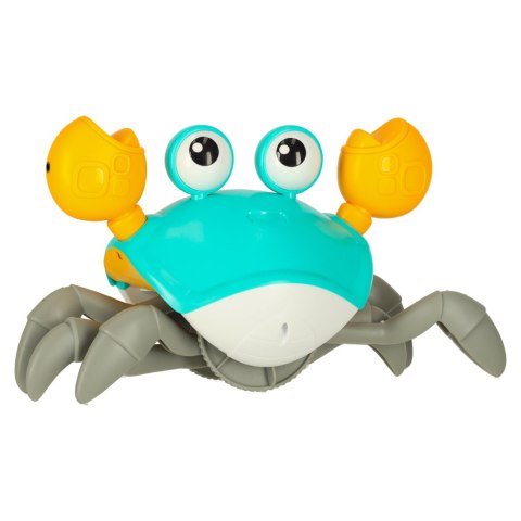 Krab uciekający pełzający czujnik interaktywna akumulator USB zielony