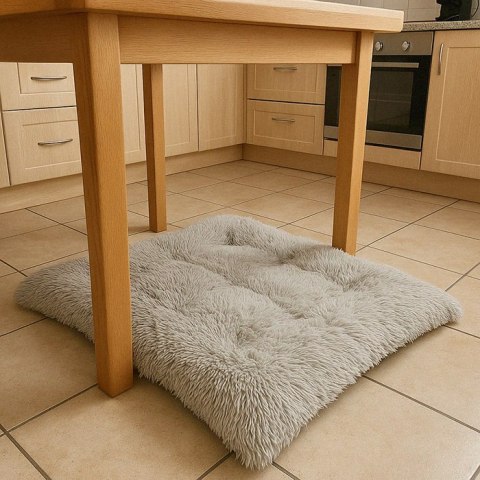 Legowisko dla psa kota posłanie poduszka poducha 115cm szary