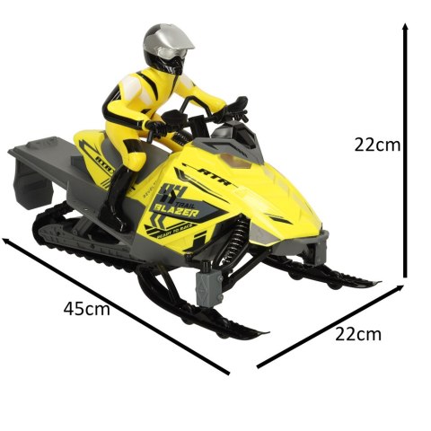 Skuter Śnieżny zdalnie sterowany RC REVOLT TG1016 Trail Blazer Snowmobile 2.4GHz Off-Road LED Realistyczna Jazda