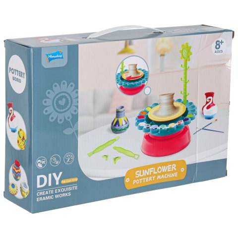 Koło garncarskie maszyna do ceramiki z gliną i farbami 600g