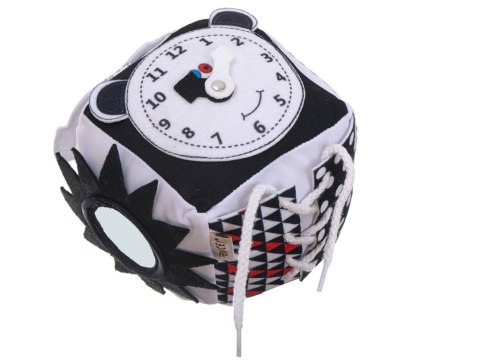 Kostka edukacyjna sensoryczna kontrastowa dotykowa