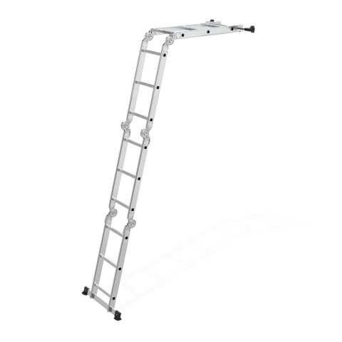 Drabina aluminiowa wielofunkcyjna 4x3 przegubowa składana 150 kg ModernHome