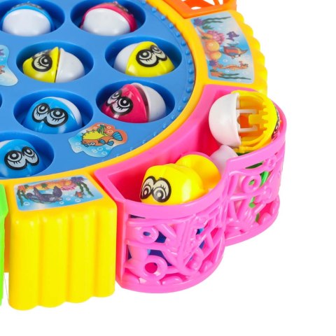 Gra zręcznościowa rodzinna rybki łowienie 15 rybek + 4 wędki