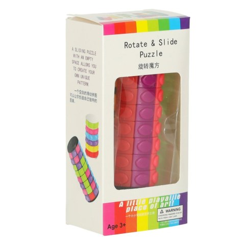 Układanka logiczna łamigłówka walec obrotowy 7 rzędów