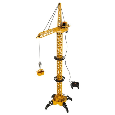 Dźwig Żuraw budowlany zdalnie sterowany RC z hakiem 4CH 128cm