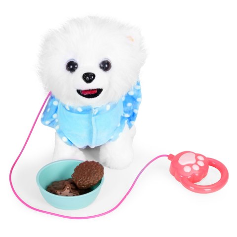 Interaktywny piesek na smyczy chodzi i merda ogonem melodyjki