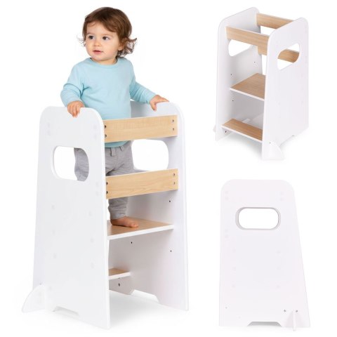 Pomocnik kuchenny kitchen helper Montessori regulowany podest dla dziecka ECOTOYS