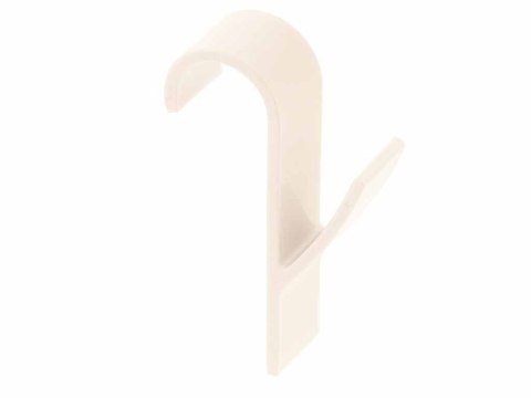 Wieszak haczyk na grzejnik kaloryfer łazienkowy kremowy