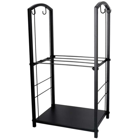 Stojak na drewno kominkowe regał metalowy akcesoria do kominka