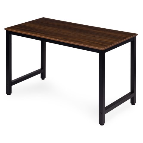 Biurko komputerowe szkolne stół 120x60 cm ciemny orzech ModernHome