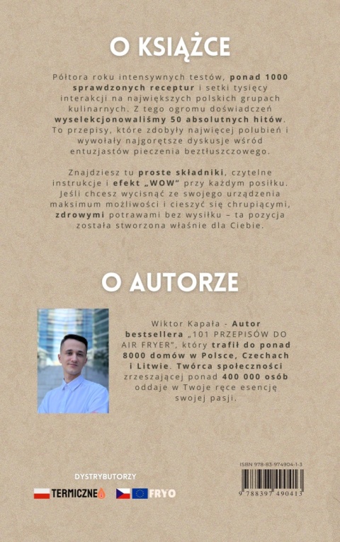 E-BOOK "WASZE ULUBIONE PRZEPISY Z AIR FRYER - 50 PRZEPISÓW"