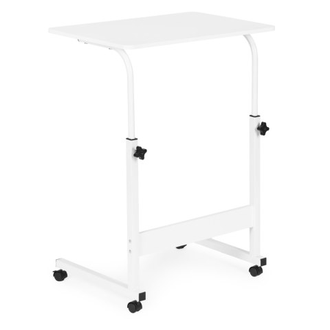 Mobilny stolik pod laptopa biurko dostawiane do fotela kanapy biały ModernHome