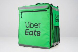 PLECAK UBER EATS TERMICZNY ROZSZERZALNY - TORBA NA DOSTAWY JEDZENIA