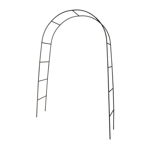 Pergola ogrodowa LUARO łuk uchwyt na róże kwiaty bluszcz pnącza metalowa 240 x 140 cm