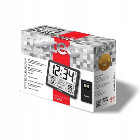 Stacja pogodowa z DCF meteo SP201 z pogodynką