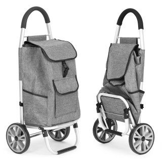 Wózek na zakupy torba 33 litry duże koła dodatkowe kieszenie ModernHome