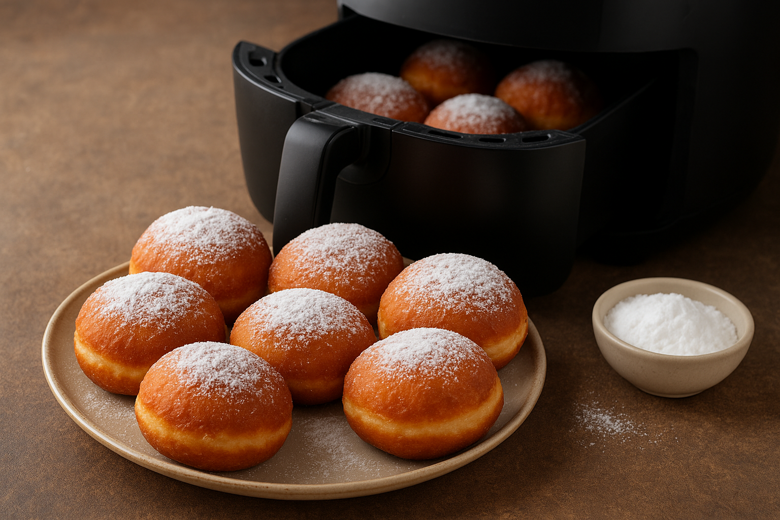 Pączki z Air Fryer – najlepszy przepis na lekkie i puszyste pączki z frytkownicy beztłuszczowej